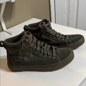 Eddie Bauer Olive High-Top Sneakers